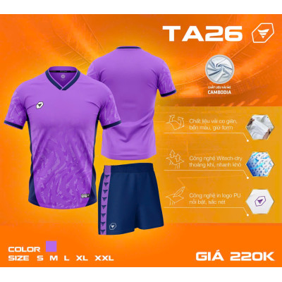 ÁO BÓNG ĐÁ KHÔNG LOGO TA26 SURPRISE